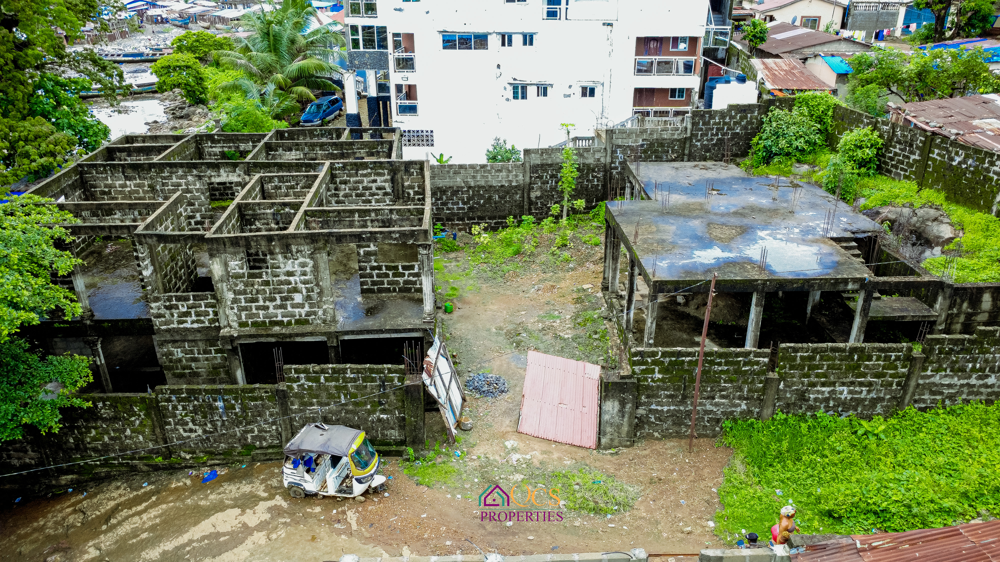 2 Unfinished Duplex Buildings for Sale Goodrich, Off  Peninsula Road Freeetown photo 6