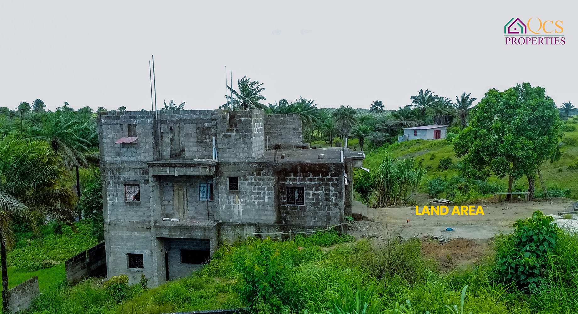 3-FLOORS UNFINISHED BUILDING FOR SALE – LUNGI